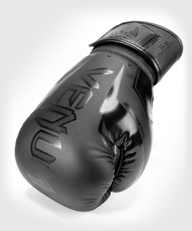 Venum Venum Elite Evo Boxing Gloves Black Black