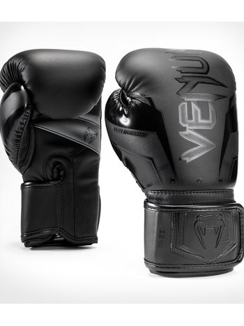 Venum Venum Elite Evo (Kick)Boxhandschuhe Schwarz Schwarz