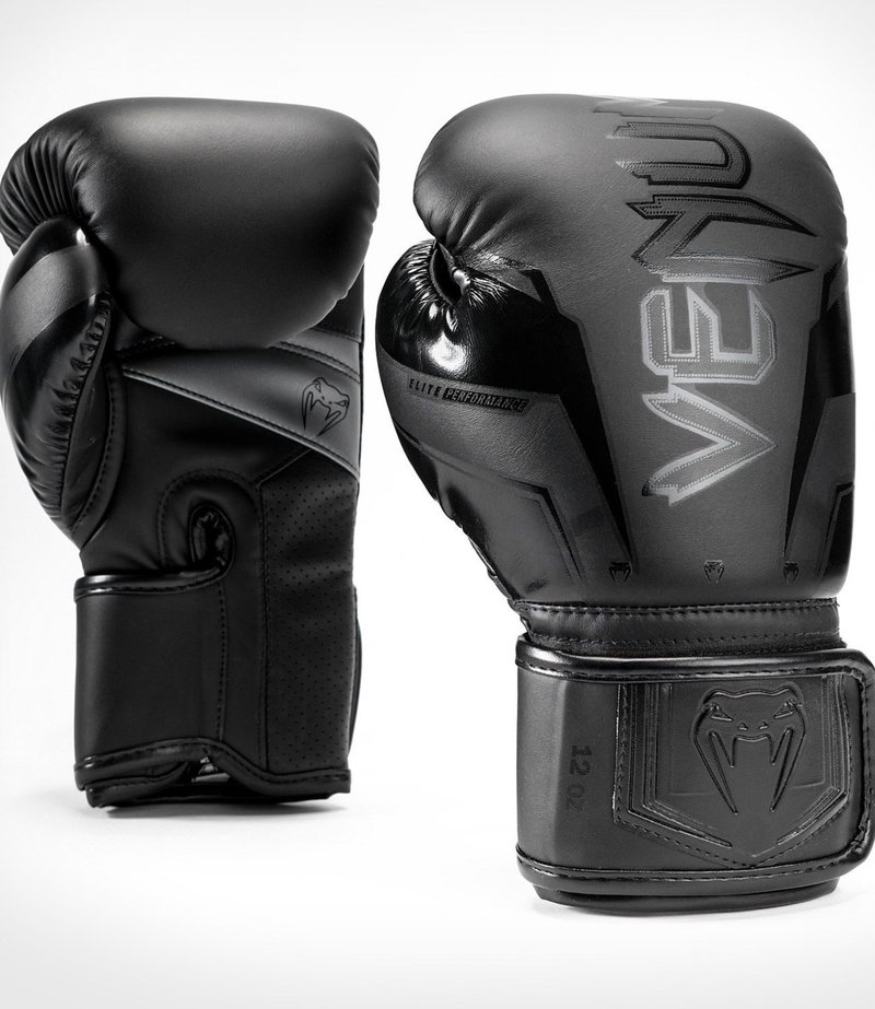 Venum Venum Elite Evo Boxhandschuhe Schwarz Schwarz