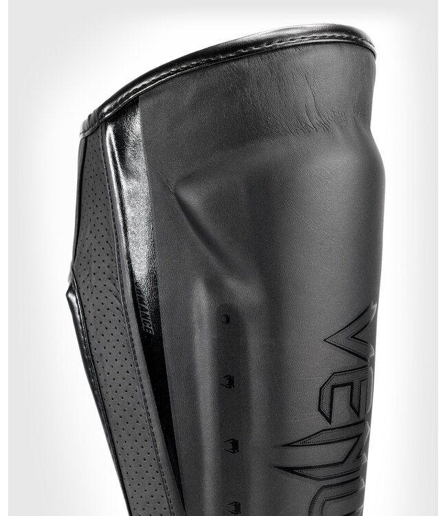 Venum Elite Evo Kickboxing Schienbeinschoner Schwarz Schwarz