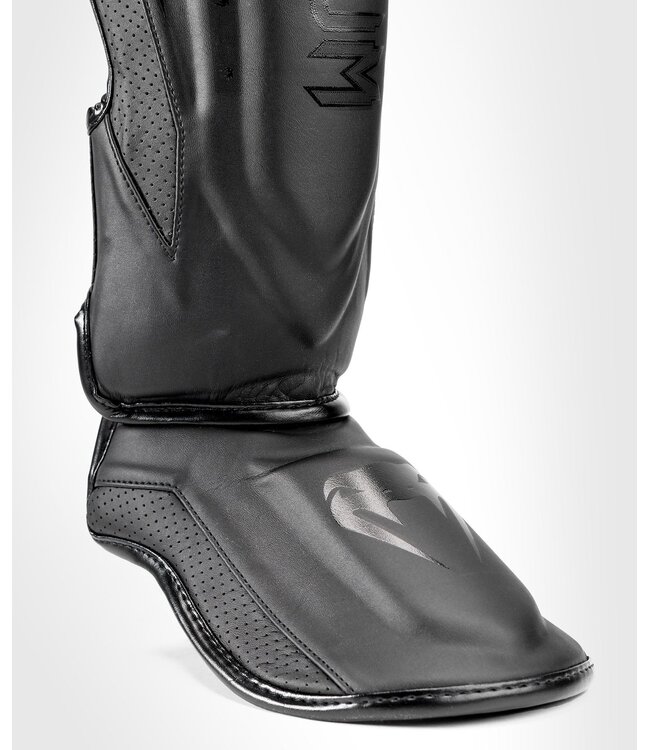 Venum Elite Evo Kickboks Scheenbeschermers Zwart Zwart