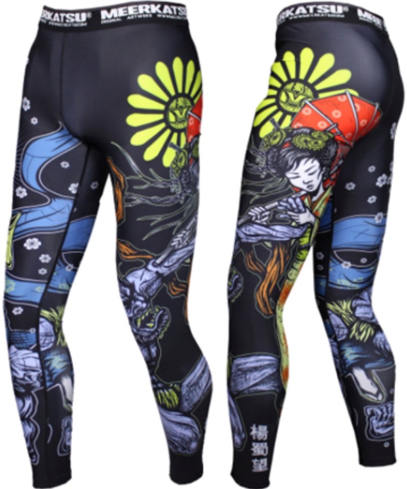 Meerkatsu ART Meerkatsu Heavenly Footlock Sports Legging Gamaschen Eng