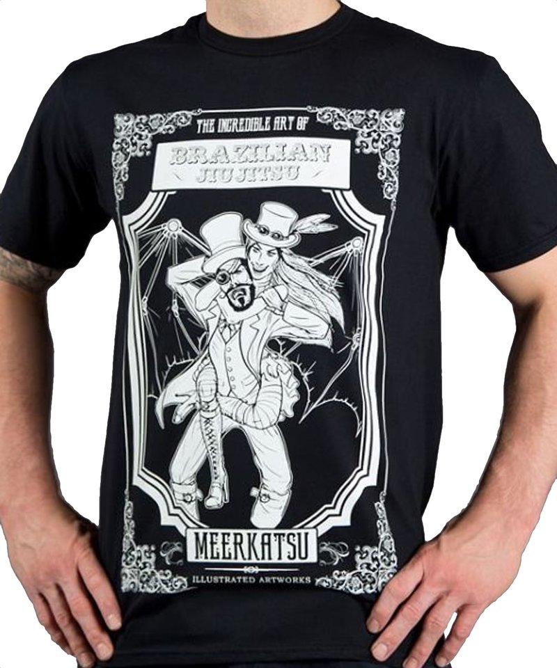 Meerkatsu ART Meerkatsu Steampunk BJJ Grappling T-shirts