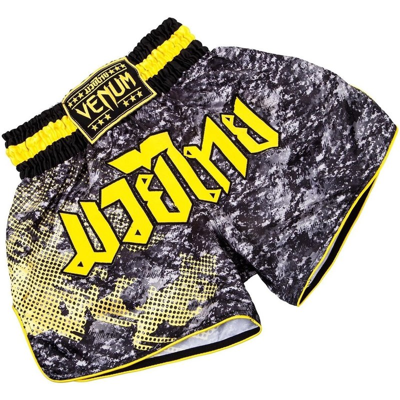 Venum Venum Tramo Kickboxing Muay Thai Shorts Black Gray