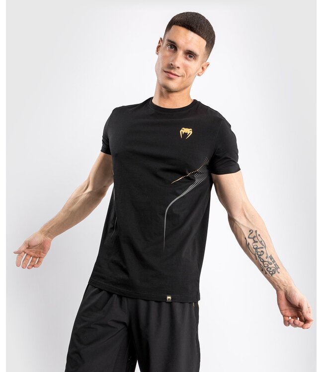 Venum Athletics T-Shirt Schwarz Gold