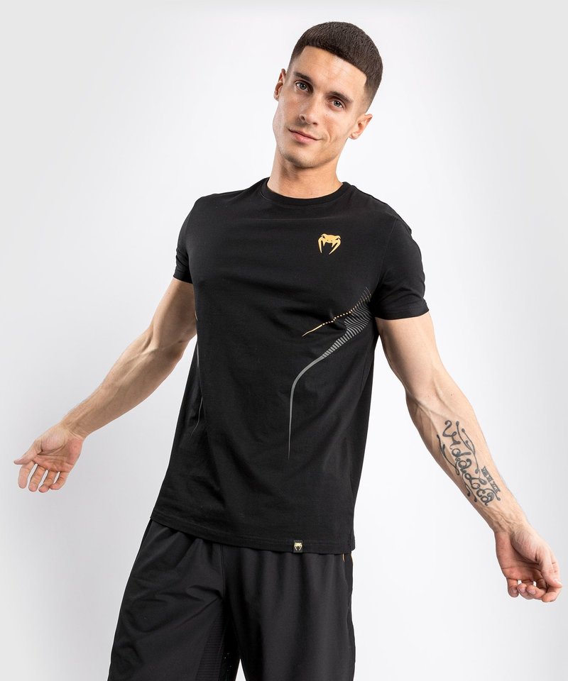 Venum Venum Athletics T-Shirt Schwarz Gold