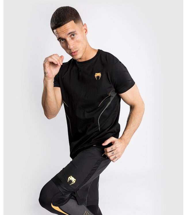 Venum Athletics T-Shirt Schwarz Gold
