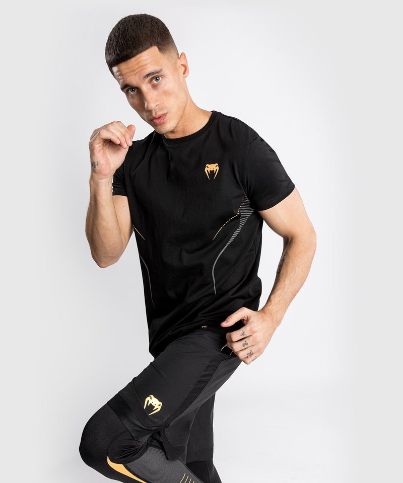 Venum Venum Athletics T-Shirt Schwarz Gold