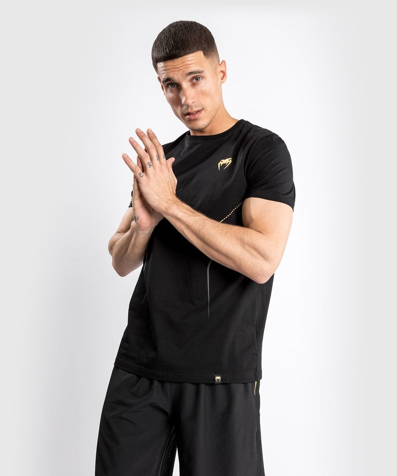 Venum Venum Athletics T-Shirt Schwarz Gold