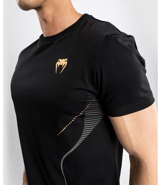 Venum Athletics T-Shirt Schwarz Gold