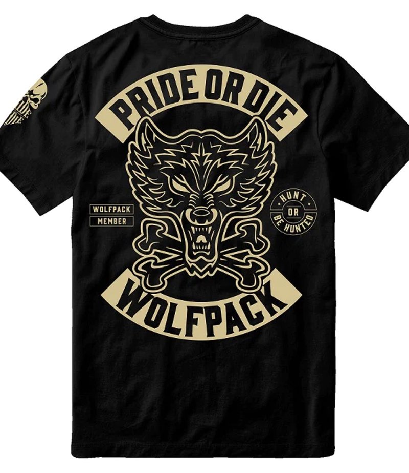 Pride or Die PRIDE or Die T-Shirt Wolfpack Black