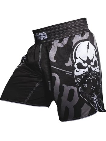 Pride or Die Pride or Die Reckless Fightshort 2.0 Zwart Wit