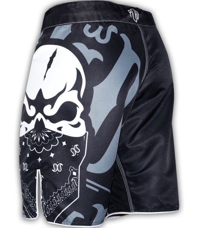 Pride or Die PRIDE or DIE MMA Fightshorts Reckless Zwart Wit