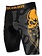 Pride or Die PriDE oder Die Vale Tudo Reckless Compression Short Schwarz Gelb