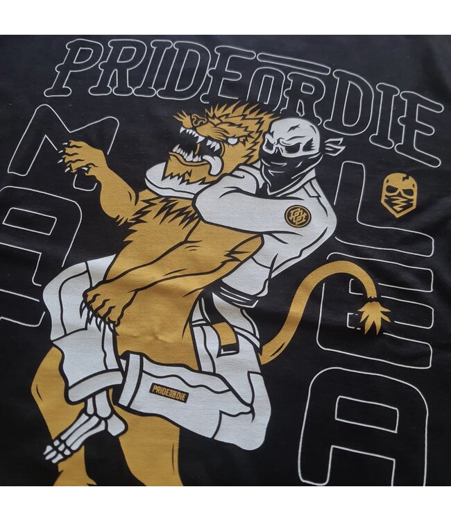 PRiDE or Die Mata Leao T-Shirt Zwart