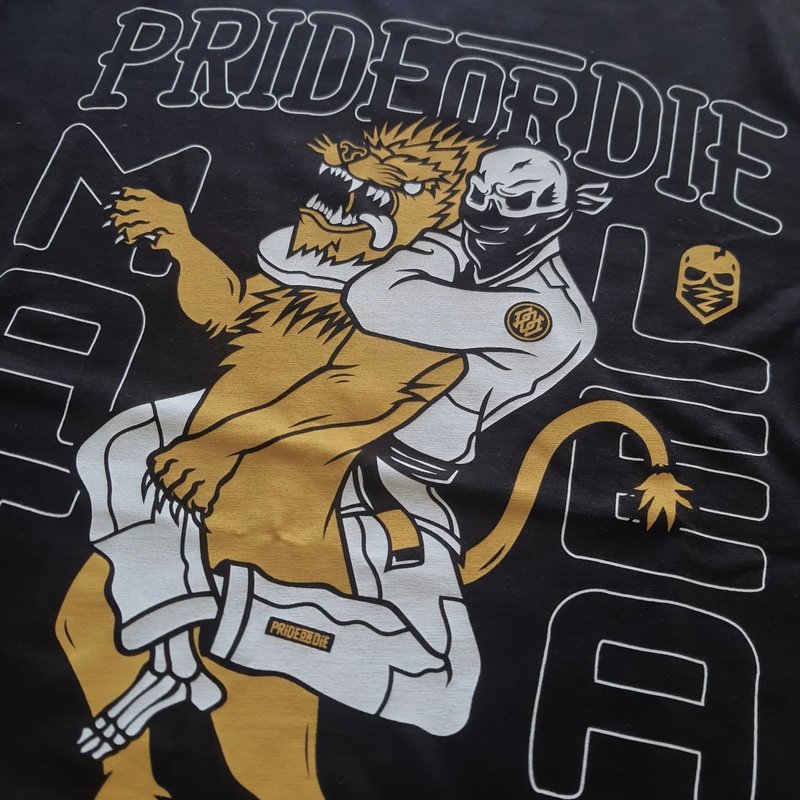 Pride or Die PRiDE or Die Mata Leao T-Shirt Zwart