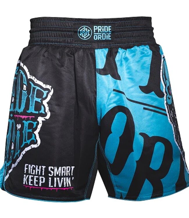 PRiDE or DiE Fightshorts Z-CAMP 2.0 Black Blue