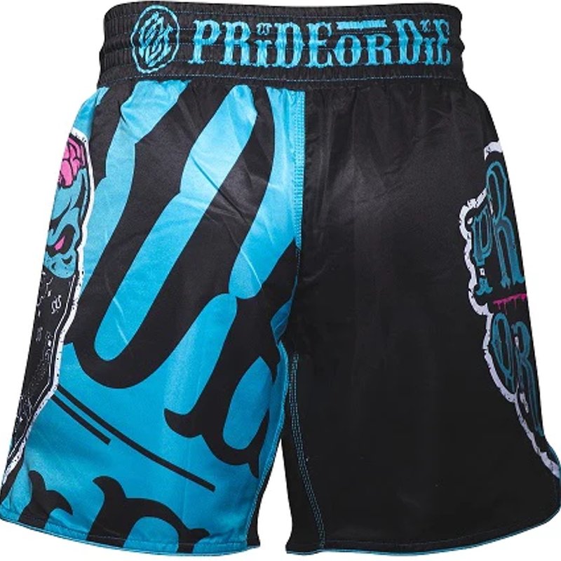 Pride or Die PRiDE or DiE Fightshorts Z-CAMP 2.0 Black Blue