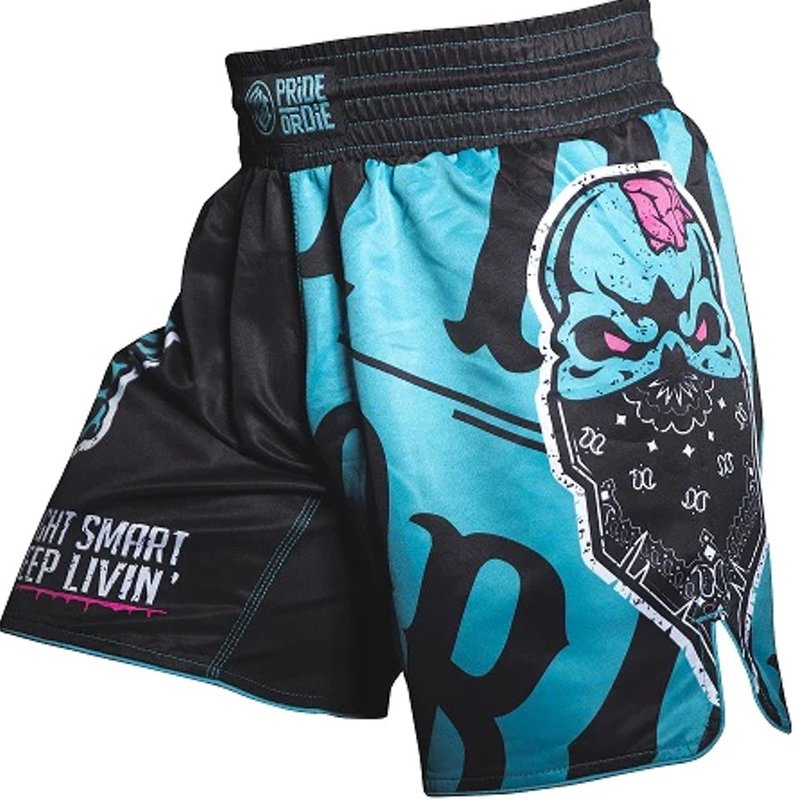 Pride or Die PRiDE or DiE Fightshort Z-CAMP 2.0 Zwart Blauw