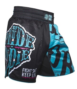 Pride or Die PRiDE oder Die Fightshorts Z-CAMP 2.0 Schwarz Blau