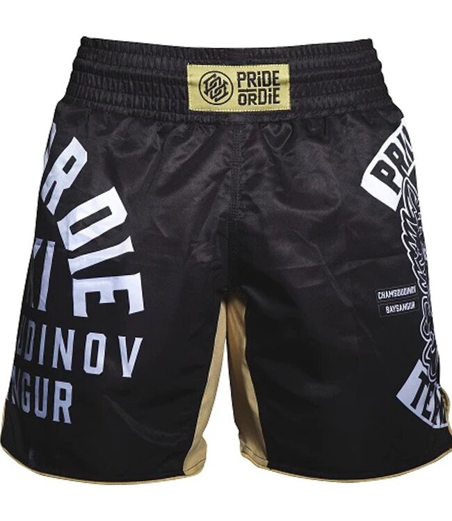 PRiDE or DiE Team Baki Fightshort Black