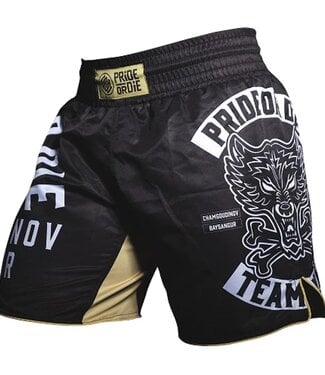 Pride or Die PRiDE or Die Team Baki Fightshort Zwart