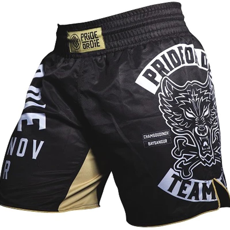 Pride or Die PRIDE oder Die Team Baki Fightshort Schwarz