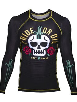 Pride or Die PRiDE or DiE Rash Guard Stay Sharp Black