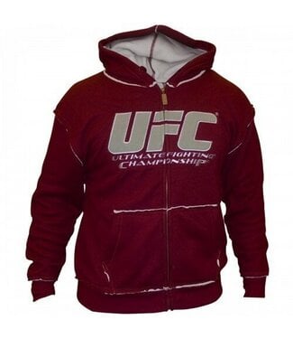 UFC UFC Mens Sherpa Hoodie Burgundy