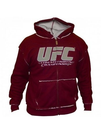 UFC UFC Heren Sherpa Hoodie Bordeauxrood