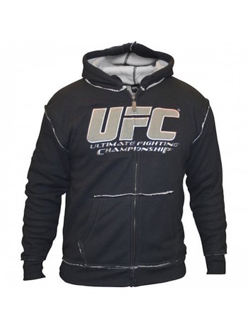 UFC | Venum UFC Herren Sherpa Hoodie Anthrazit Grau