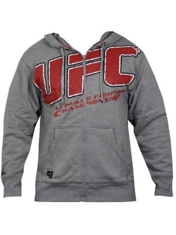 UFC UFC Caiged Raise Hoody Graue UFC Kleidung
