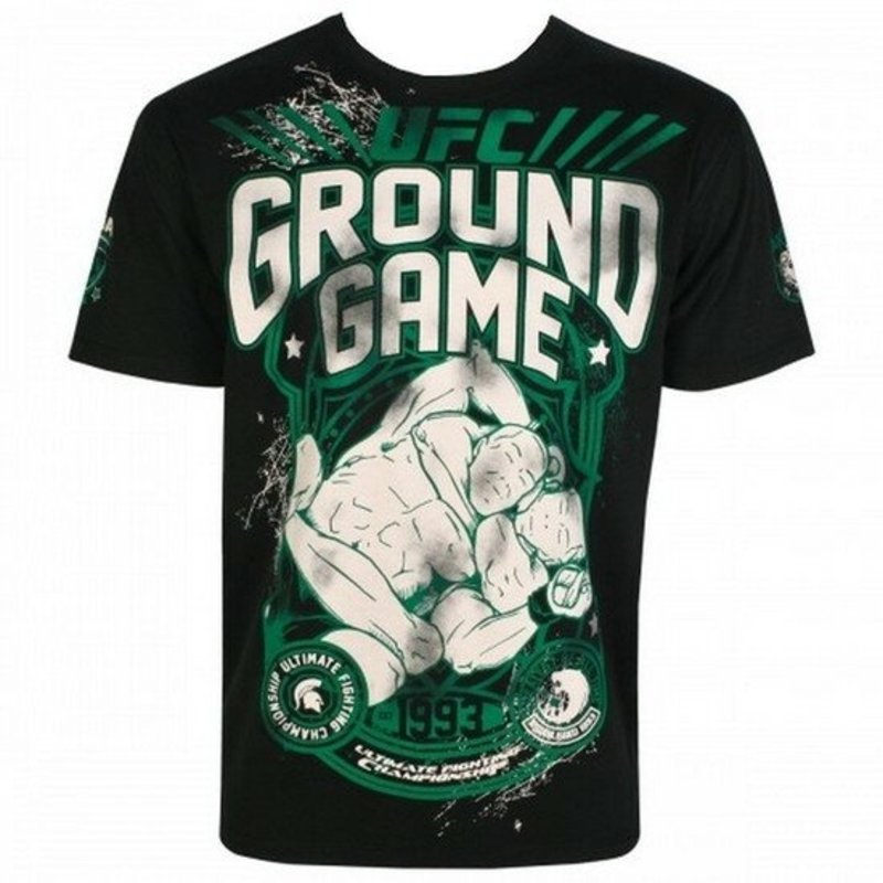 UFC | Venum UFC Ground Game T-Shirts Schwarz Schwarz Grün