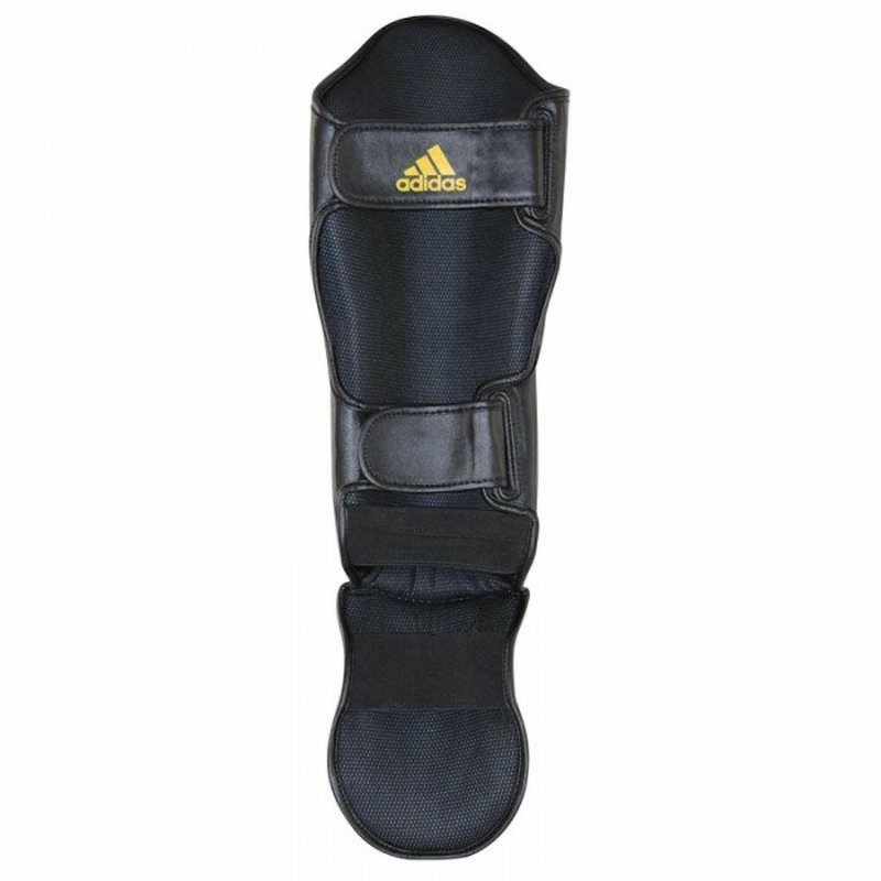 Adidas Adidas Hybrid Kickboxing Schienbeinschützer Schwarz Gelb