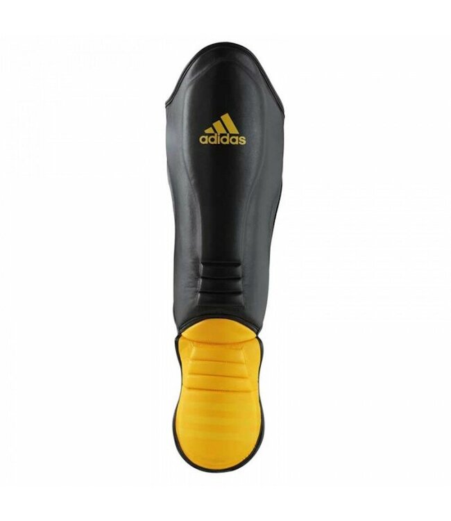 Adidas Adidas Hybrid Kickboxing Shinguards Black Yellow