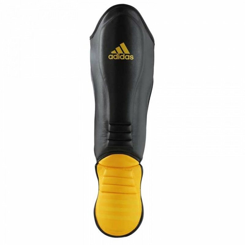 Adidas Adidas Hybrid Kickboxing Shinguards Black Yellow