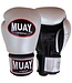 MUAY® MUAY® Premium Boxhandschuhe Leder Silber Schwarz