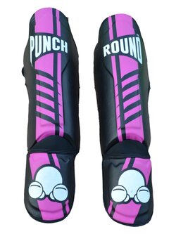 PunchR™  PunchR Black Pink Kickboxing Shinguards Razor Pro