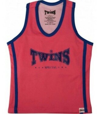 Twins Special Twins Special Ladies Tank Top incl Sports Bra TSB-4 Pink Blue
