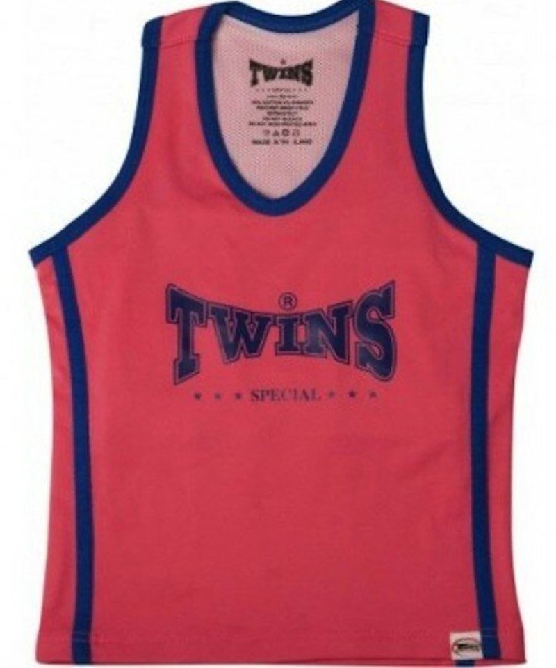 Twins Special Twins Special Damen Tank Top inkl. Sport-BH TSB-4 Rosa Blau