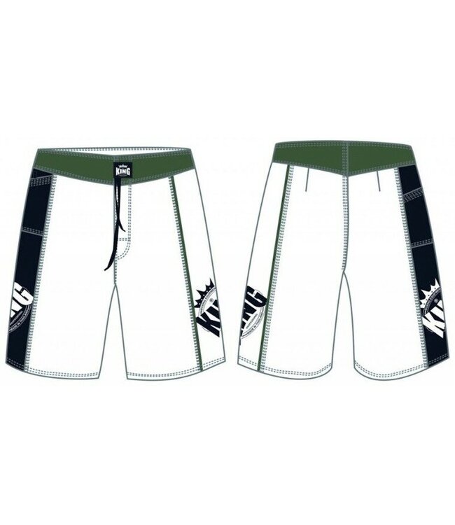 King Pro Boxing MMA Fightshorts MMA-1 Weiß