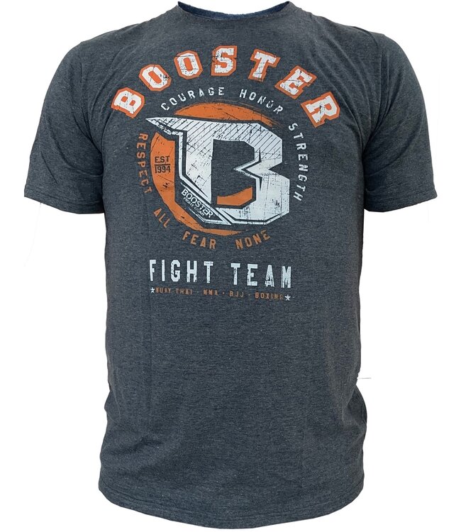 Booster Booster Honor Shield Vechtsport T Shirt Blauw