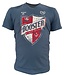 Booster V Neck Shield Vechtsport T Shirt Blauw