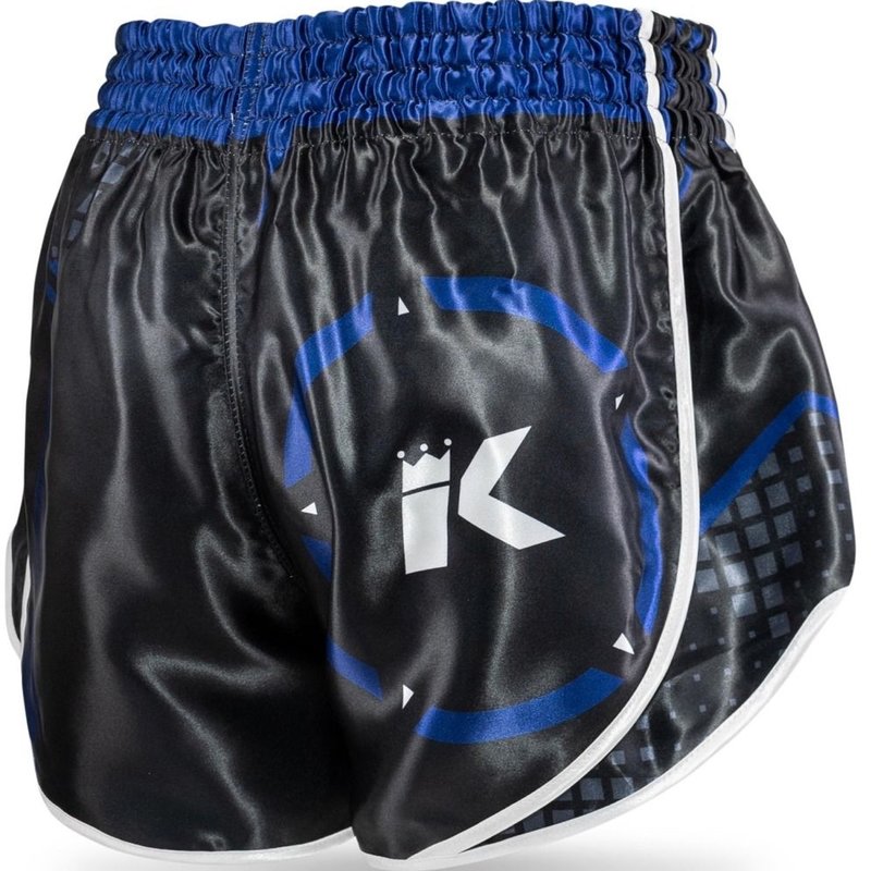 King Pro Boxing King Stormking 3 Muay Thai Kickboks Broekje Zwart Blauw