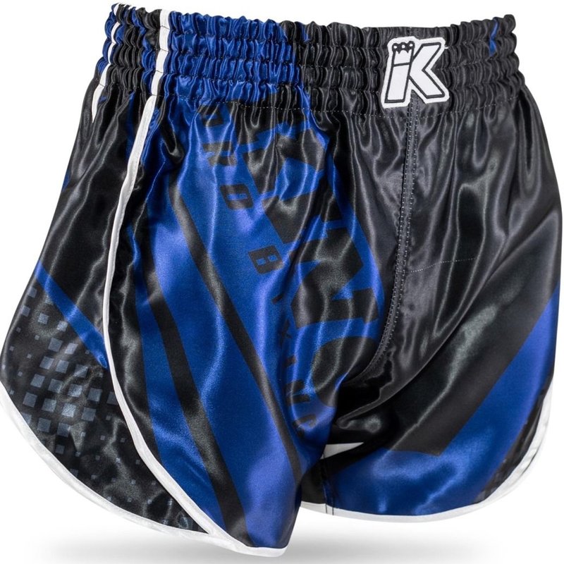 King Pro Boxing King Stormking 3 Muay Thai Kickboks Broekje Zwart Blauw