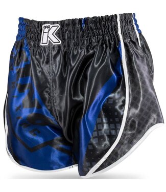 King Pro Boxing King Stormking 3 Muay Thai Kickboxen Shorts Schwarz Blau