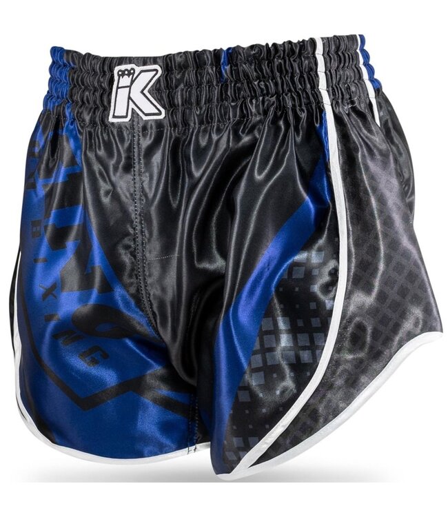 King Pro Boxing King Stormking 3 Muay Thai Kickboks Broekje Zwart Blauw