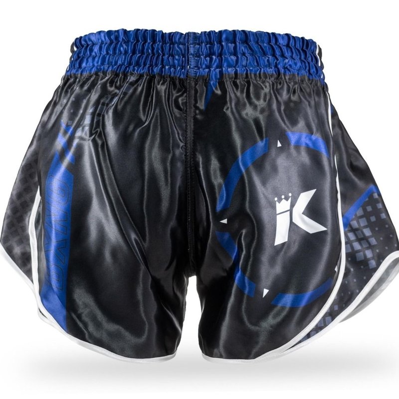 King Pro Boxing King Stormking 3 Muay Thai Kickboks Broekje Zwart Blauw