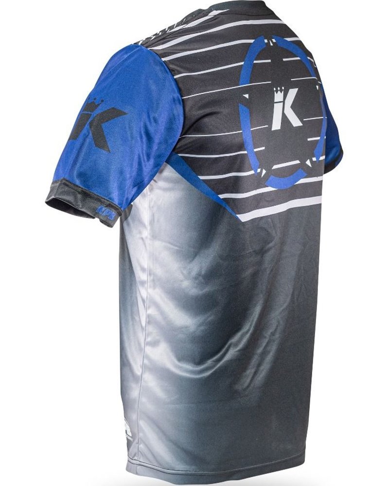 King Pro Boxing King Pro Boxing KPB Stormking 3 Dry T-Shirt Zwart Blauw