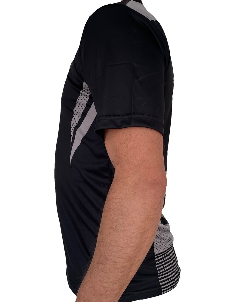 PunchR™  PunchR Dry Tech Trainings-T-Shirt Schwarz Grau